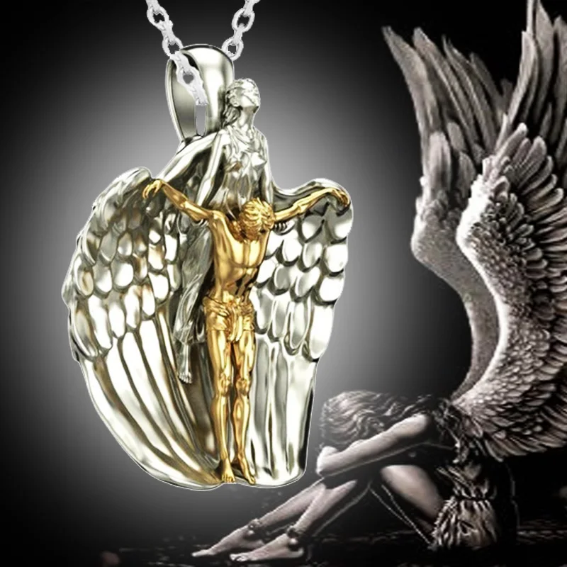Classic Fashion Popular New Two-color Angel Necklace, Men's and Women's Daily Accessories, Birthday Gifts, Anniversary Gifts
Classic Fashion Popular New Two-color Angel Necklace, Men's and Women's Daily Accessories, Birthday Gifts, Anniversary Gifts