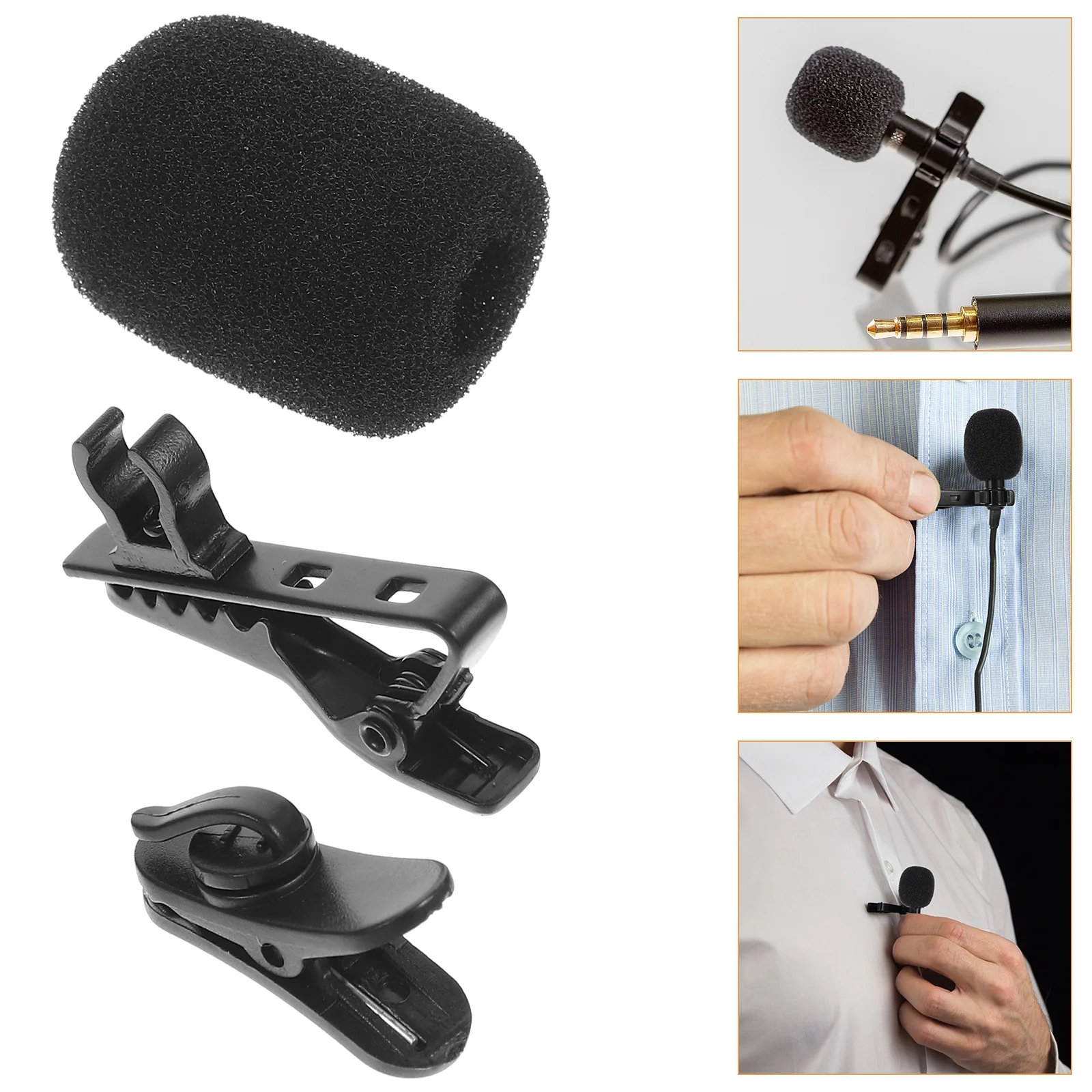 Microphone Mic Clips Clip Covers Wire Coverwindproof Lapel Holder Windscreenspongetie Accessory Miniature Furry Filter Lavalier
Microphone Mic Clips Clip Covers Wire Coverwindproof Lapel Holder Windscreenspongetie Accessory Miniature Furry Filter Lavalier