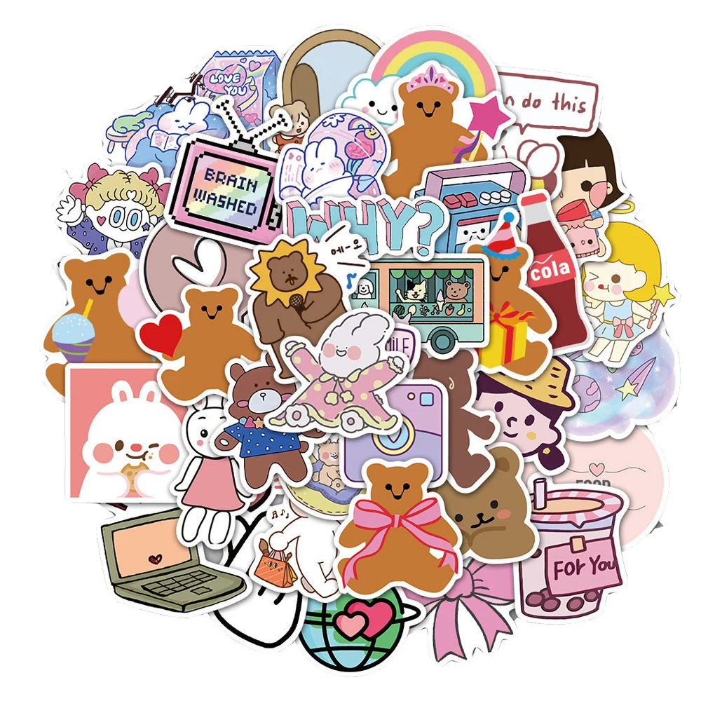 10/30/50PCS Ins Cute Cartoon Stickers Luggage Thermos Cup Stickers Waterproof Hand Account Computer Girl Heart Wholesale
10/30/50PCS Ins Cute Cartoon Stickers Luggage Thermos Cup Stickers Waterproof Hand Account Computer Girl Heart Wholesale