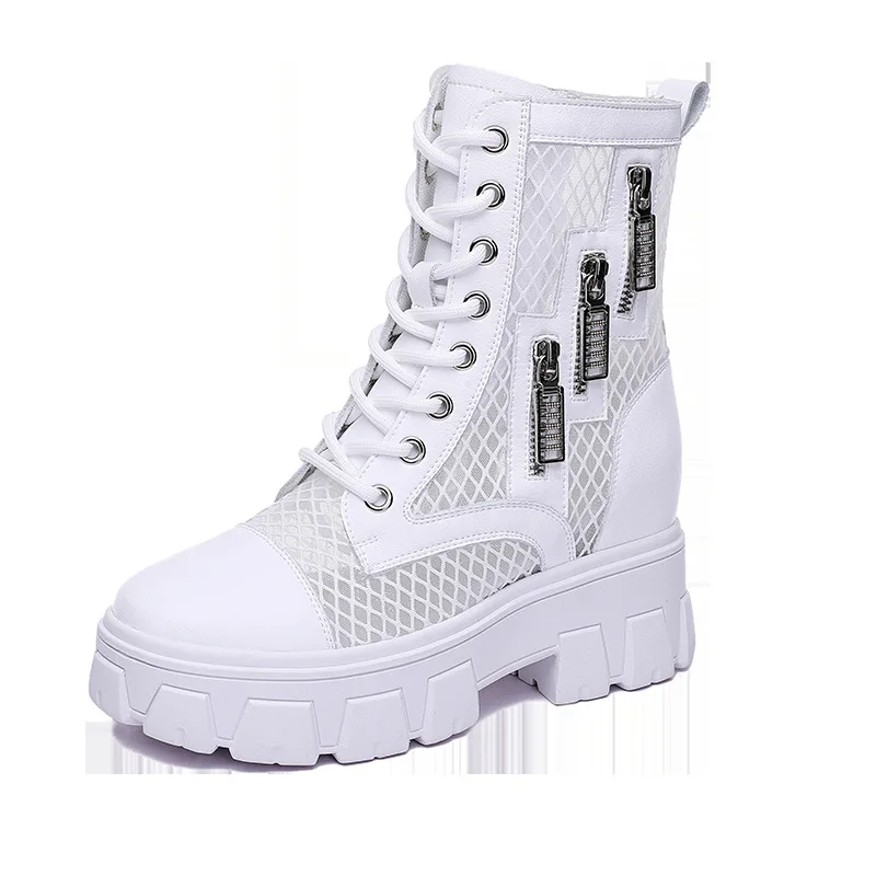 Ladies Net Boots Breathable Single Shoes Thin Section Hollow Out Thick Bottom Women Boots New 2021 Motorcycle Boots Casual
Ladies Net Boots Breathable Single Shoes Thin Section Hollow Out Thick Bottom Women Boots New 2021 Motorcycle Boots Casual