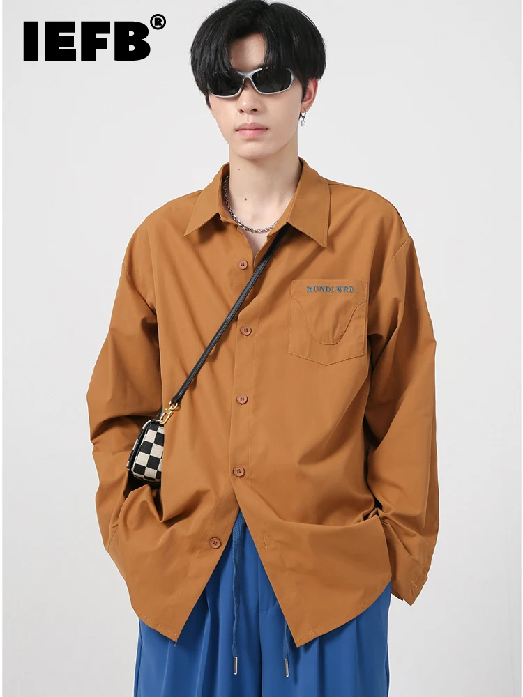 IEFB Men's Shirt Wear Autumn New Korean Fashion Letter Embroidery Long Sleeve 2023 Turn-down Collar Male Tops Long Sleeve 9A4897
IEFB Men's Shirt Wear Autumn New Korean Fashion Letter Embroidery Long Sleeve 2023 Turn-down Collar Male Tops Long Sleeve 9A4897