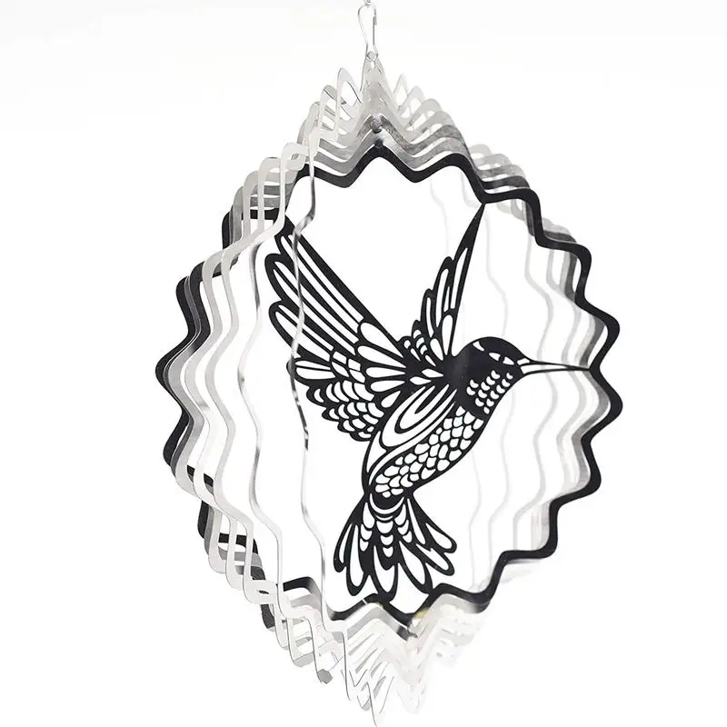 Wind Spinner For Yard Garden Kinetic 3D Stainless Steel Wind Spinners Hummingbird Art Crafts Ornaments Gifts For Lawn Patio
Wind Spinner For Yard Garden Kinetic 3D Stainless Steel Wind Spinners Hummingbird Art Crafts Ornaments Gifts For Lawn Patio
