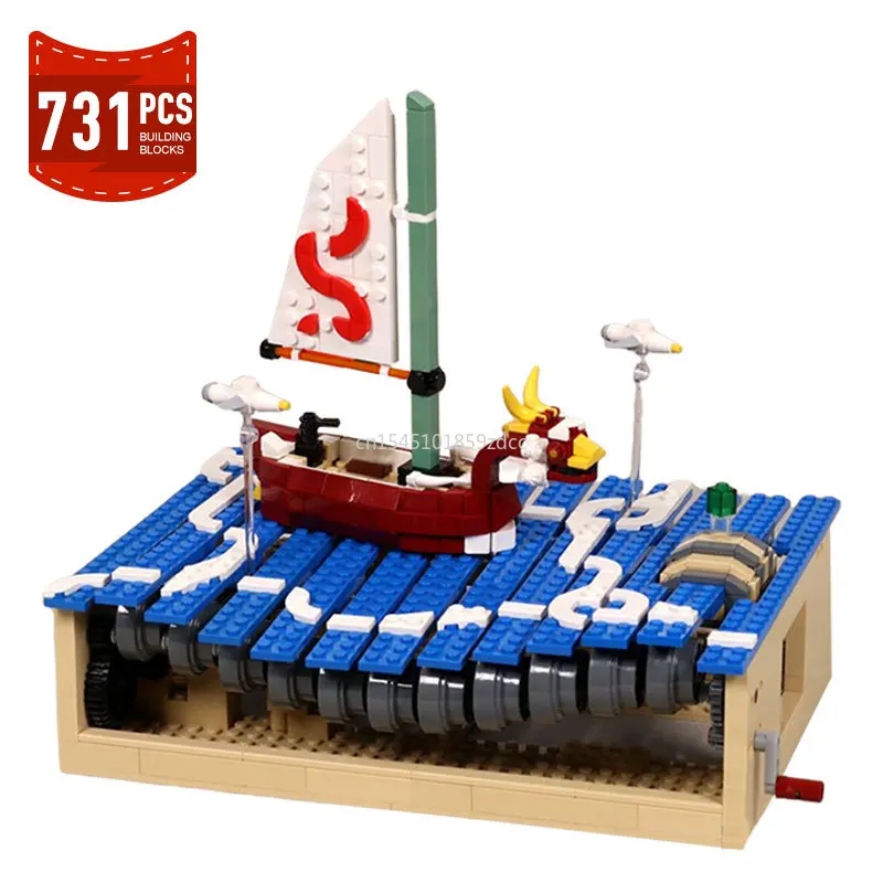 Moc Zeldaed Wind Wakered Red Lion King Dragon Boat Adventure Ship on The Great Sea Building Blocks Set Bricks Children Toy Gift
Moc Zeldaed Wind Wakered Red Lion King Dragon Boat Adventure Ship on The Great Sea Building Blocks Set Bricks Children Toy Gift