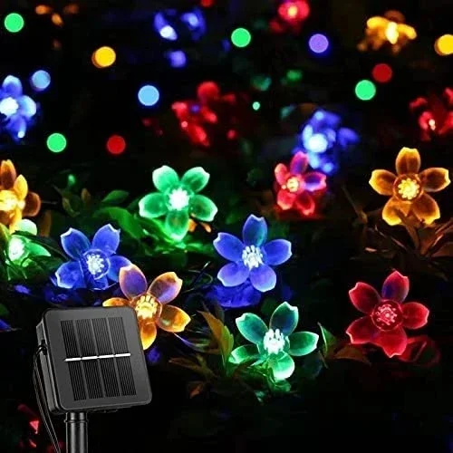 Flower Solar String Light Outdoor Christmas Garland 100 Led Fairy Light Waterproof Solar Power Lamp for Patio Garden Party Decor
Flower Solar String Light Outdoor Christmas Garland 100 Led Fairy Light Waterproof Solar Power Lamp for Patio Garden Party Decor