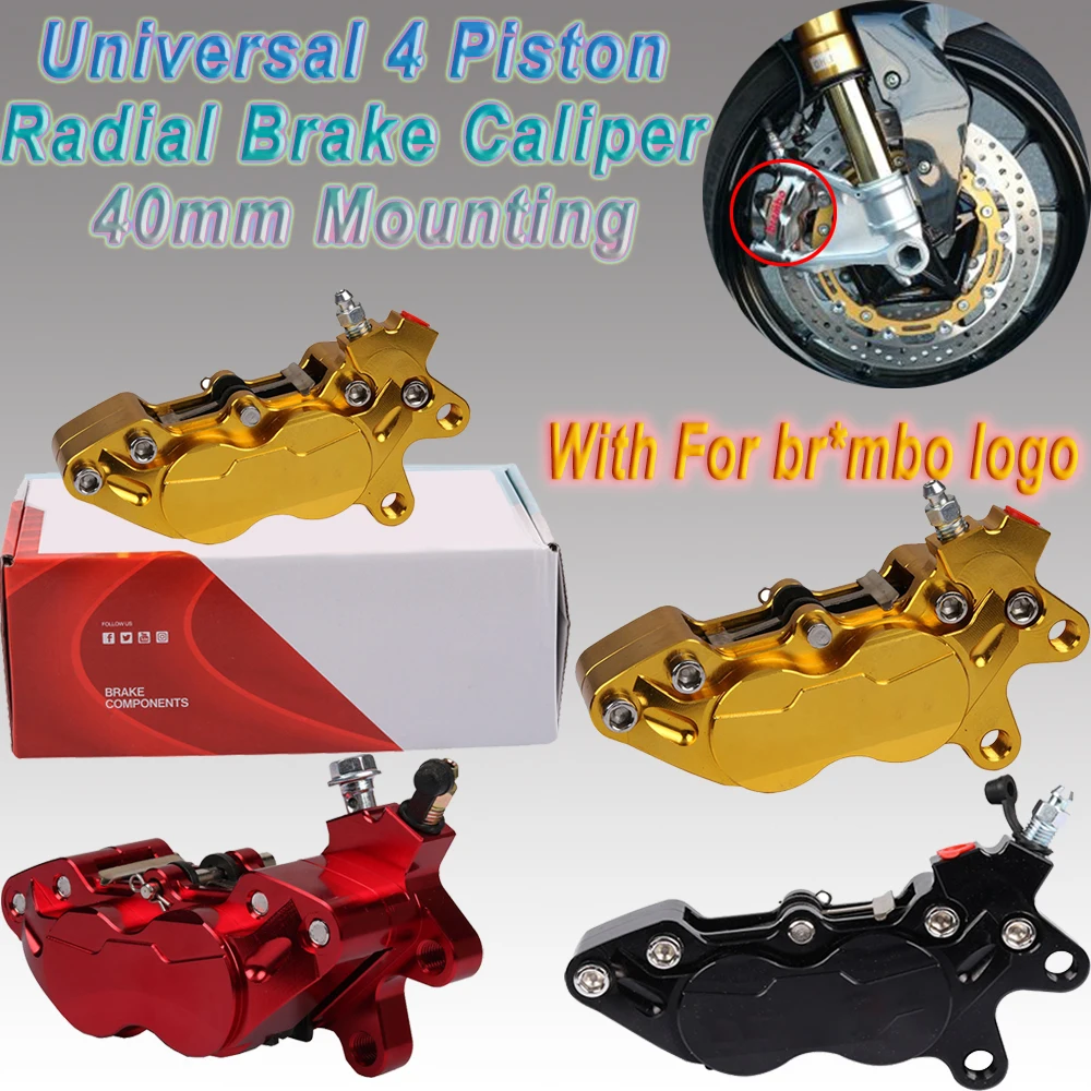 For Honda Yamaha Kawasaki Suzuki Ducati Motorcycle Accessories 4 Piston For Gp4 RX Retrofit Radial Brake Caliper 40mm Mounting
For Honda Yamaha Kawasaki Suzuki Ducati Motorcycle Accessories 4 Piston For Gp4 RX Retrofit Radial Brake Caliper 40mm Mounting