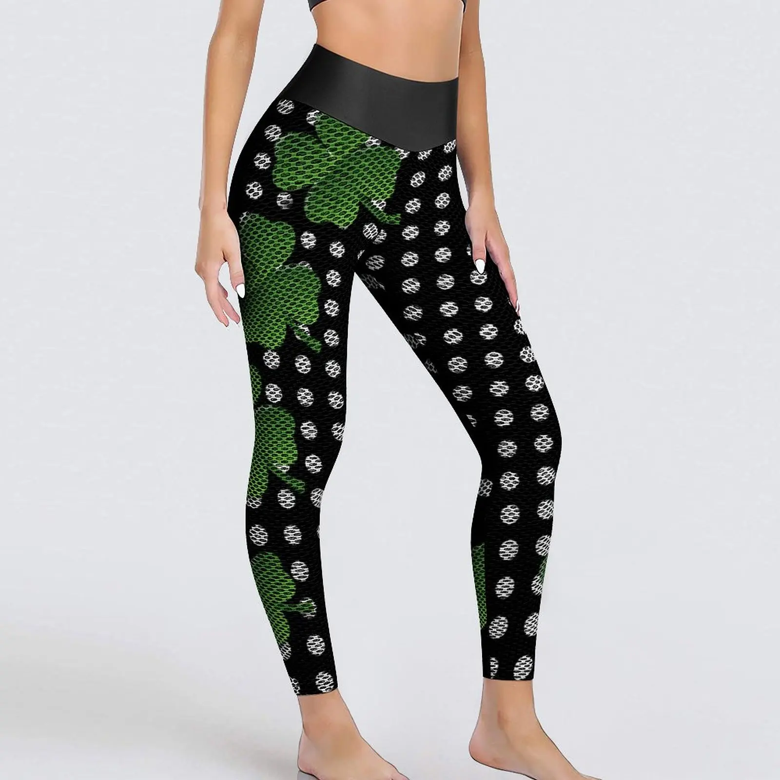 Black White Polka Dot Leggings Sexy St Patricks Day Shamrocks Push Up Yoga Pants Fashion Leggins Graphic Running Sport Legging
Black White Polka Dot Leggings Sexy St Patricks Day Shamrocks Push Up Yoga Pants Fashion Leggins Graphic Running Sport Legging