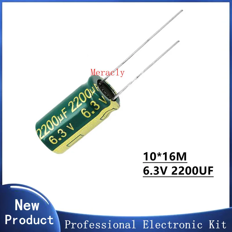 6.3V 2200UF 20% High frequency and low impedance in-line aluminum electrolytic capacitors long life Brand new authentic
6.3V 2200UF 20% High frequency and low impedance in-line aluminum electrolytic capacitors long life Brand new authentic