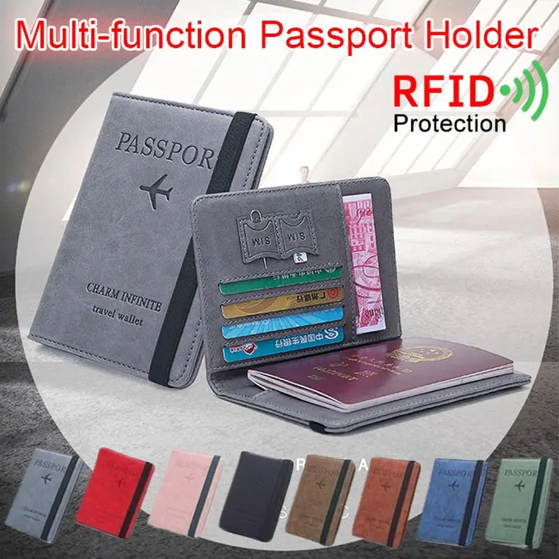 Women Men RFID Vintage Business Passport Covers Holder Multi-Function ID Bank Card PU Leather Wallet Case Travel Accessories
Women Men RFID Vintage Business Passport Covers Holder Multi-Function ID Bank Card PU Leather Wallet Case Travel Accessories