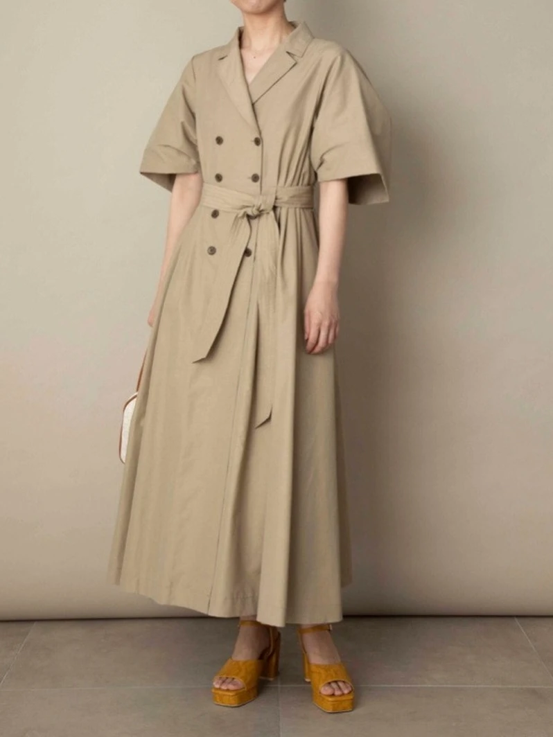 A GIRLS Lapel Double Breasted Short Sleeve Bow Lace Up Slim Waist Trench Dress Japanese Vestidos 2022 Summer New Women Robes
A GIRLS Lapel Double Breasted Short Sleeve Bow Lace Up Slim Waist Trench Dress Japanese Vestidos 2022 Summer New Women Robes