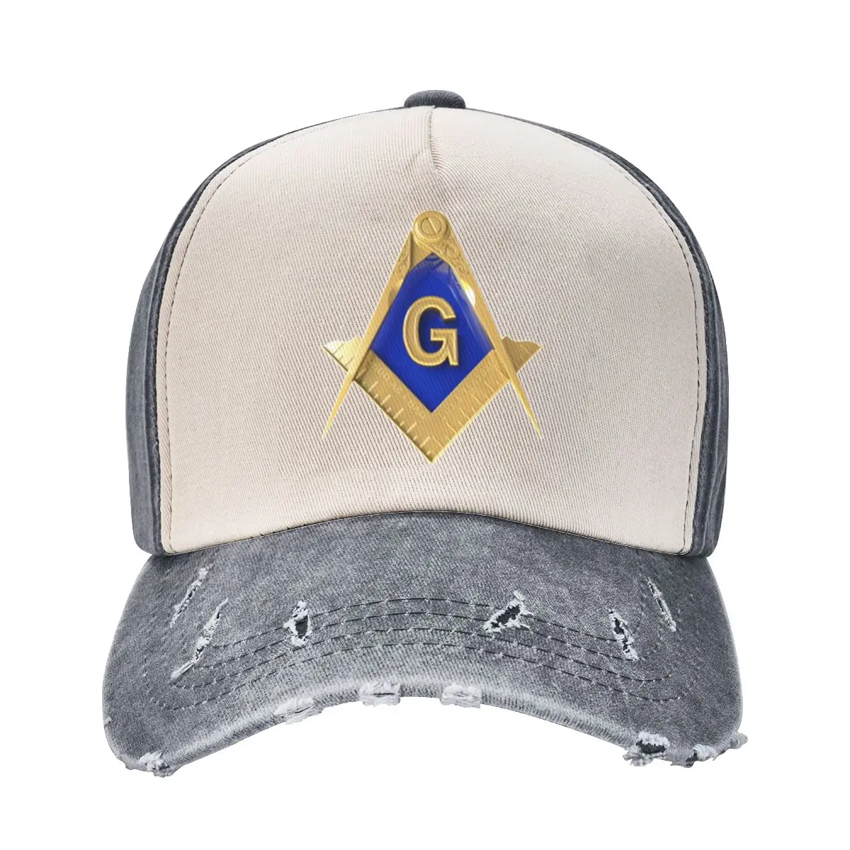 Retro Freemason Square Compass Gold Masonic Baseball Cap Men Women Distressed Washed Casquette Freemasonry Adjustable Fit Hats
Retro Freemason Square Compass Gold Masonic Baseball Cap Men Women Distressed Washed Casquette Freemasonry Adjustable Fit Hats