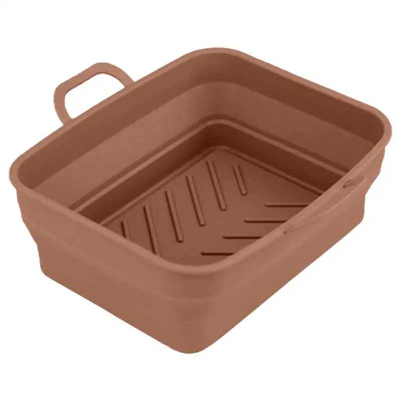 Reusable Air Fryer Silicone Pot Air Fryer Silicone Pan In Rectangle Shape For Safe Use In Air Fryers Ovens Microwaves Freezers
Reusable Air Fryer Silicone Pot Air Fryer Silicone Pan In Rectangle Shape For Safe Use In Air Fryers Ovens Microwaves Freezers
