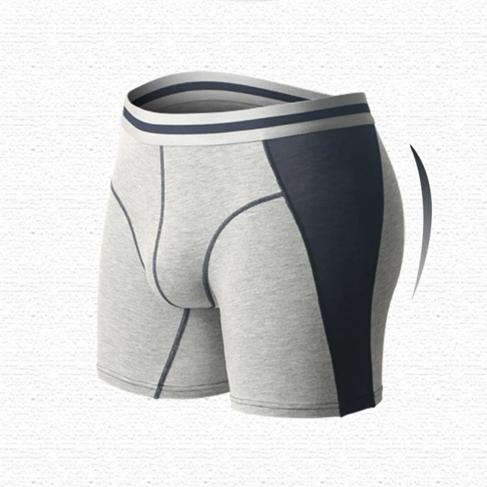 Men Trunks Modal Hip Lift Underwear Bulge Pouch Boxer Long Leg Panties Sport Middle-Waist Shorts Slip Homme Cuecas Underpants
Men Trunks Modal Hip Lift Underwear Bulge Pouch Boxer Long Leg Panties Sport Middle-Waist Shorts Slip Homme Cuecas Underpants