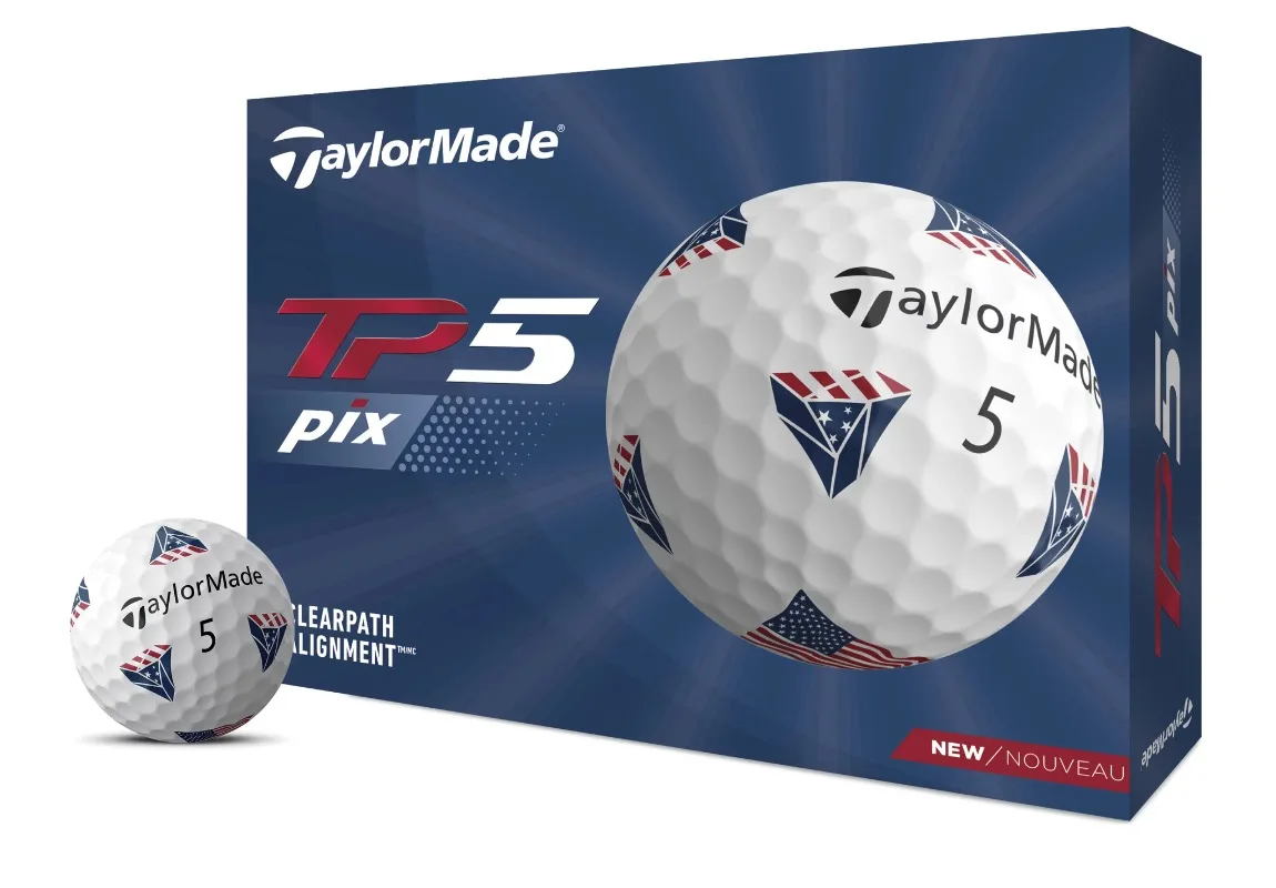 

TaylorMade TP5 Pix2.0 USA Golf Balls 12BP