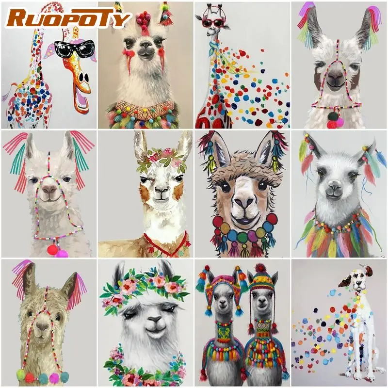 RUOPOTY Oil Paint By Numbers Colorful Alpaca For Adults Kids Painting By Number Animal Painting Unique Gift
RUOPOTY Oil Paint By Numbers Colorful Alpaca For Adults Kids Painting By Number Animal Painting Unique Gift