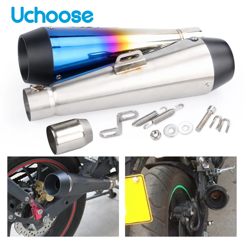 UCHOOSE Universal Modified Motorcycle Exhaust Pipe 51mm High Quality MOTO ATV TMAX CRF 230 CBR GSXR Sliding Exhaust
UCHOOSE Universal Modified Motorcycle Exhaust Pipe 51mm High Quality MOTO ATV TMAX CRF 230 CBR GSXR Sliding Exhaust