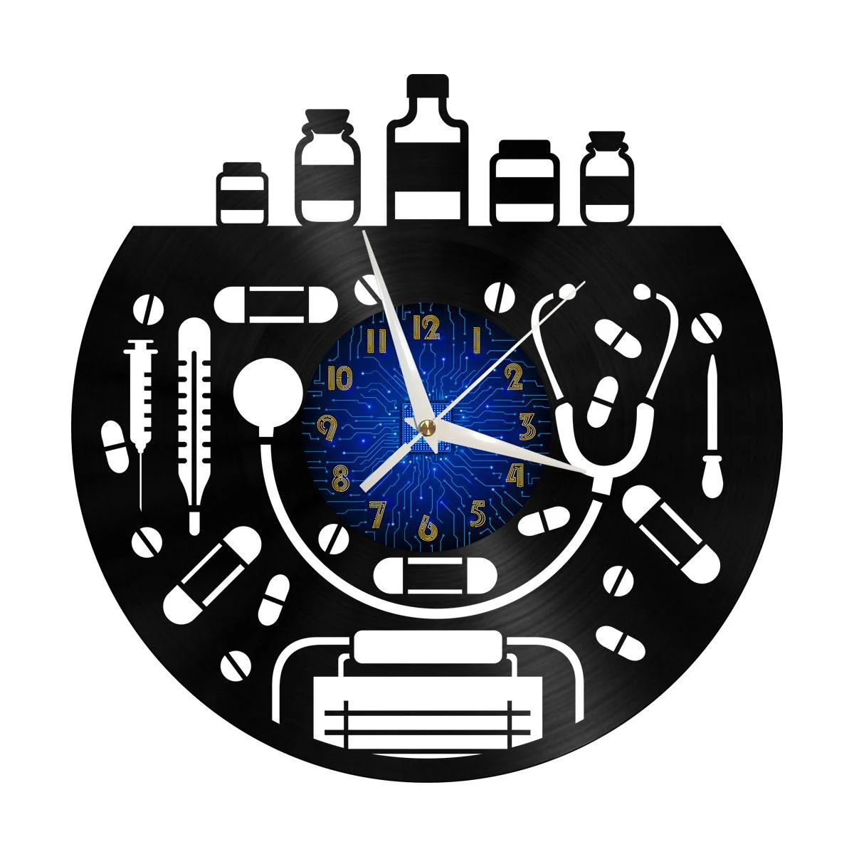Hospital Medicine Vinyl Wall Clock, Vinyl Record Clock Wall Art Black 12 Inch for Living Room Bedroom
Hospital Medicine Vinyl Wall Clock, Vinyl Record Clock Wall Art Black 12 Inch for Living Room Bedroom