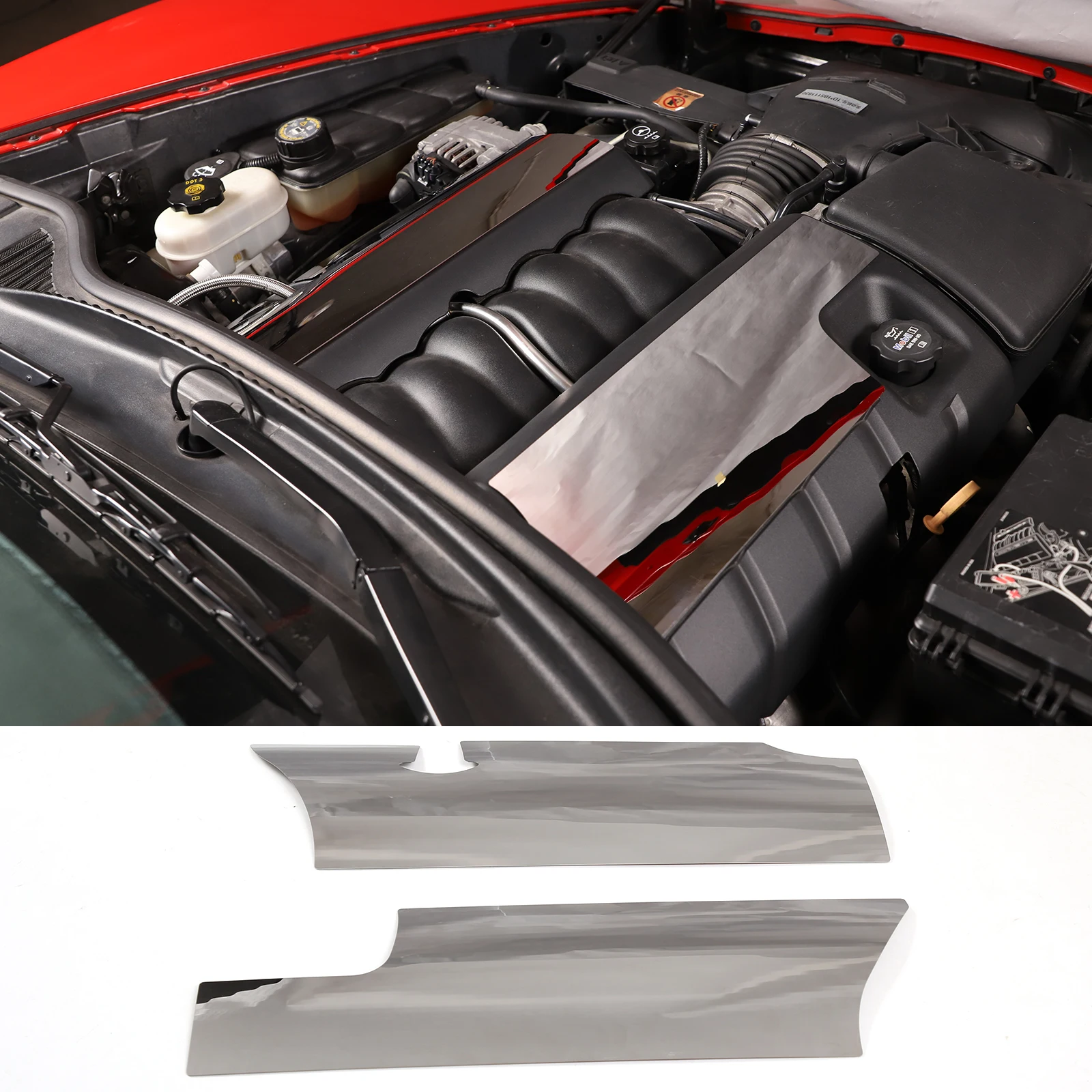 For Chevrolet Corvette C6 2005-2013 Stainless Steel Silver Car Engine Hood Cover Trim Stickers Car Accessories
For Chevrolet Corvette C6 2005-2013 Stainless Steel Silver Car Engine Hood Cover Trim Stickers Car Accessories
