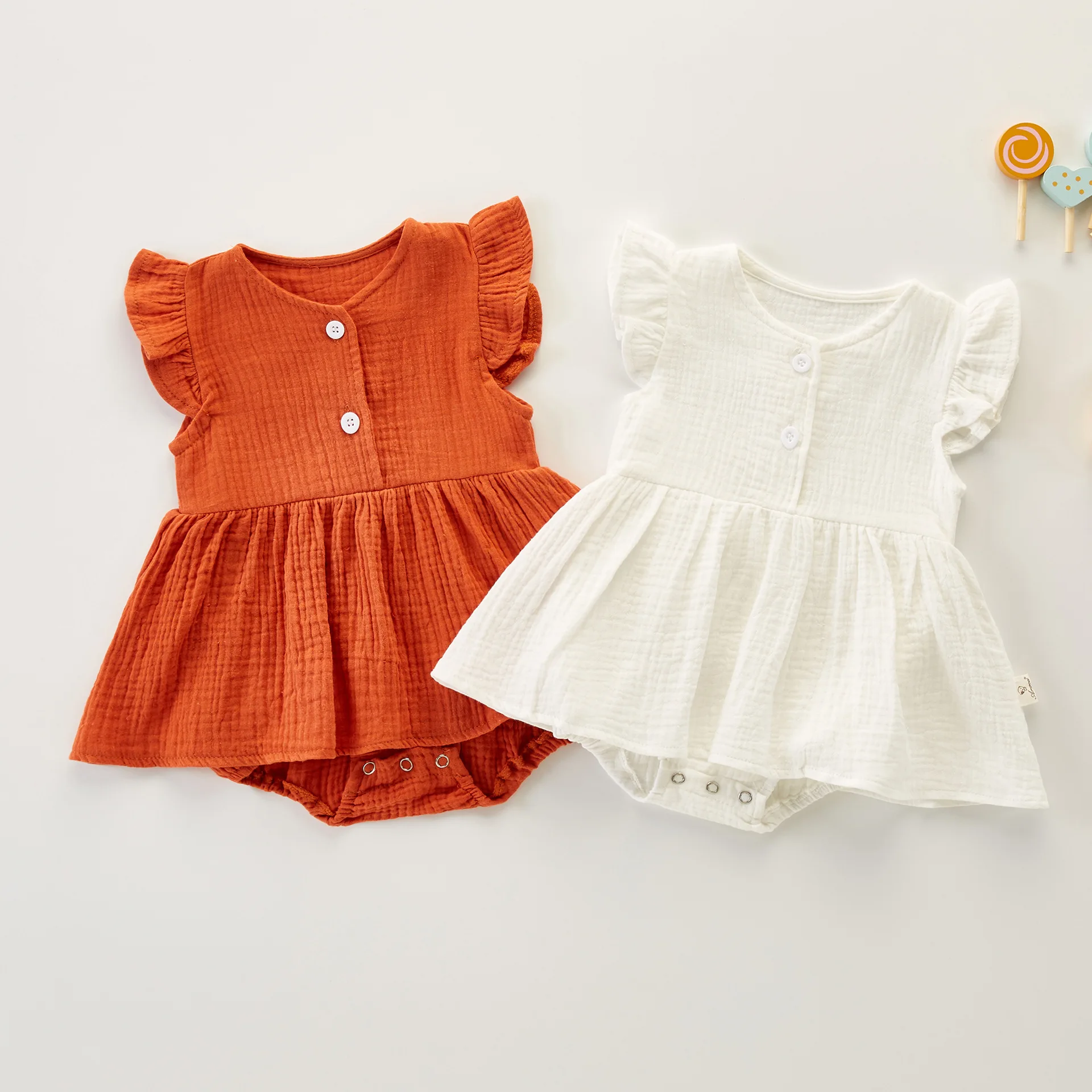 Baby Girls Bodysuits Dress Summer Sleeveless Newborn Infant Cotton Jumpsuits Clothes One Pieces Toddler Outerwear Outfits 0-18m
Baby Girls Bodysuits Dress Summer Sleeveless Newborn Infant Cotton Jumpsuits Clothes One Pieces Toddler Outerwear Outfits 0-18m