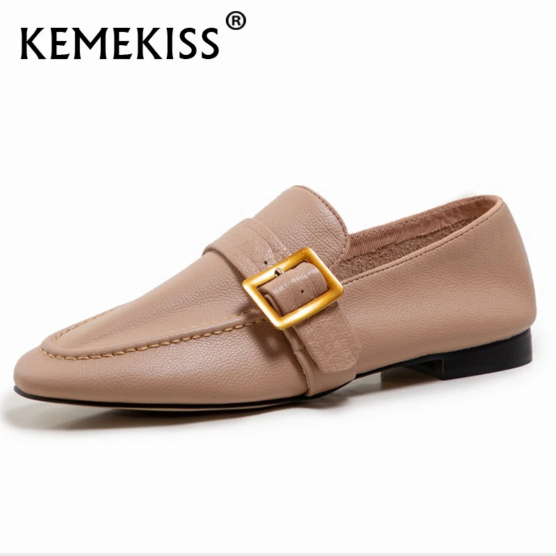 KemeKiss New Arrivals Women'S Flats Real Leather Shoes For Women Metal Decoration Shallow Outdoor Ins Ladies Footwear Size 34-40
KemeKiss New Arrivals Women'S Flats Real Leather Shoes For Women Metal Decoration Shallow Outdoor Ins Ladies Footwear Size 34-40