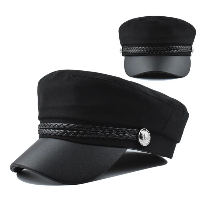 Autumn Winter Chain Black Military Berets for Women Female Flat Army Cap Salior Hat Girl Travel Berets Ladies Painters Cap
Autumn Winter Chain Black Military Berets for Women Female Flat Army Cap Salior Hat Girl Travel Berets Ladies Painters Cap