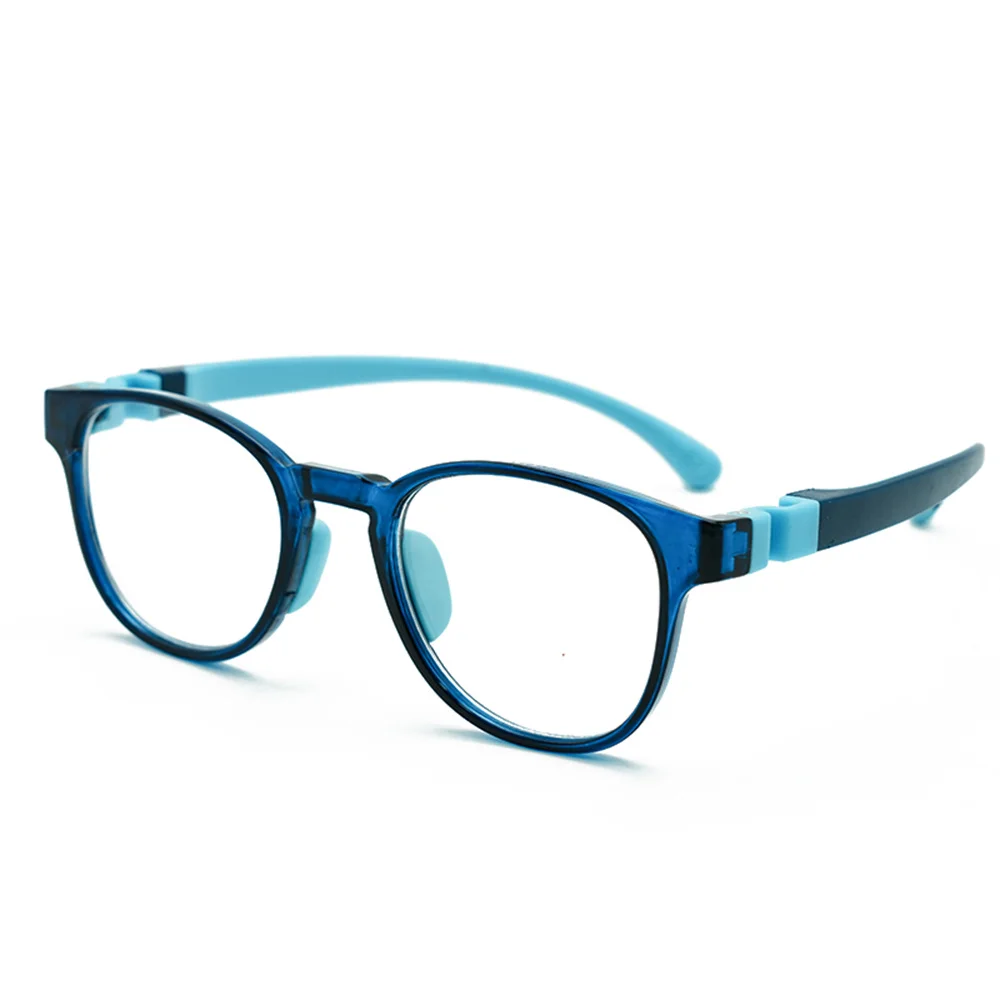 

Детские очки с защитой от синего света, оптические очки для мальчиков и девочек, антибликовые очки TR90, силиконовая Гибкая детская оправа для очков