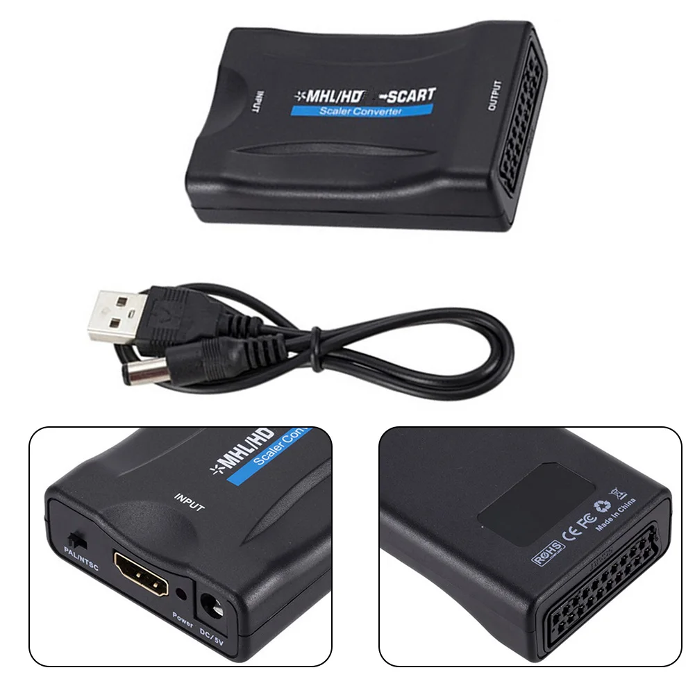 Адаптер преобразователь 1080P аксессуары аудио Черный композитный HDMI в SCART детали портативный сменный видеоскалер
Адаптер преобразователь 1080P аксессуары аудио Черный композитный HDMI в SCART детали портативный сменный видеоскалер