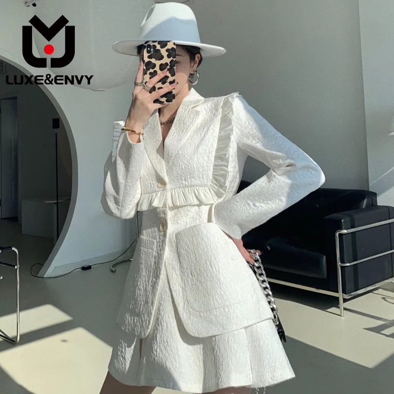 Роскошный дизайнерский пиджак Люкс & ENVY, весна, новинка, приталенная юбка во французском стиле, осень 2023
Роскошный дизайнерский пиджак Люкс & ENVY, весна, новинка, приталенная юбка во французском стиле, осень 2023