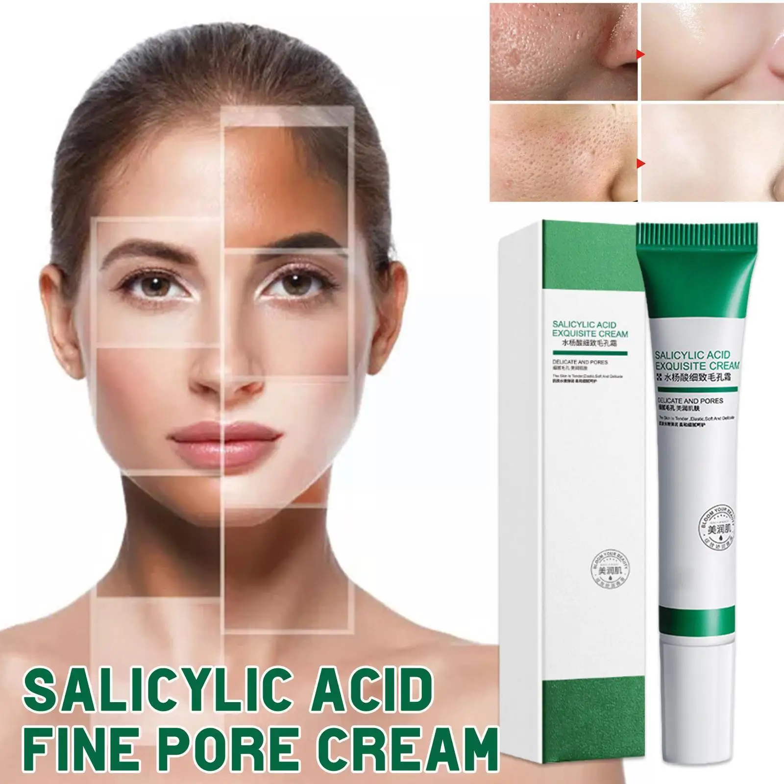 20g Salicylic Acid Shrink Face Cream Acne Treatment Control Firm Blackpore Skincare Whitening Face Products Moisturizing Oi C0L0
20g Salicylic Acid Shrink Face Cream Acne Treatment Control Firm Blackpore Skincare Whitening Face Products Moisturizing Oi C0L0