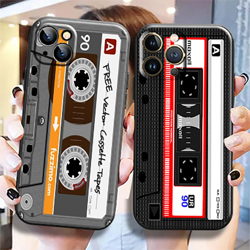 Vintage Cassette tape retro style For Apple iPhone 11 12 13 Pro Mini X XR XS Max 5 6 6S 7 8 Plus Phone Case Liquid Silicon Cover
Vintage Cassette tape retro style For Apple iPhone 11 12 13 Pro Mini X XR XS Max 5 6 6S 7 8 Plus Phone Case Liquid Silicon Cover