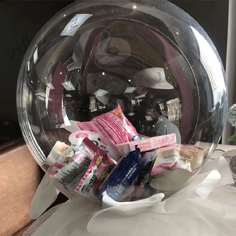 10PCS 30inch Transparent Bobo Ballon Bouquet Snacks Gift Wrapping Bouquet Bubble Bag Birthday Party Wedding Engagement Gift
10PCS 30inch Transparent Bobo Ballon Bouquet Snacks Gift Wrapping Bouquet Bubble Bag Birthday Party Wedding Engagement Gift