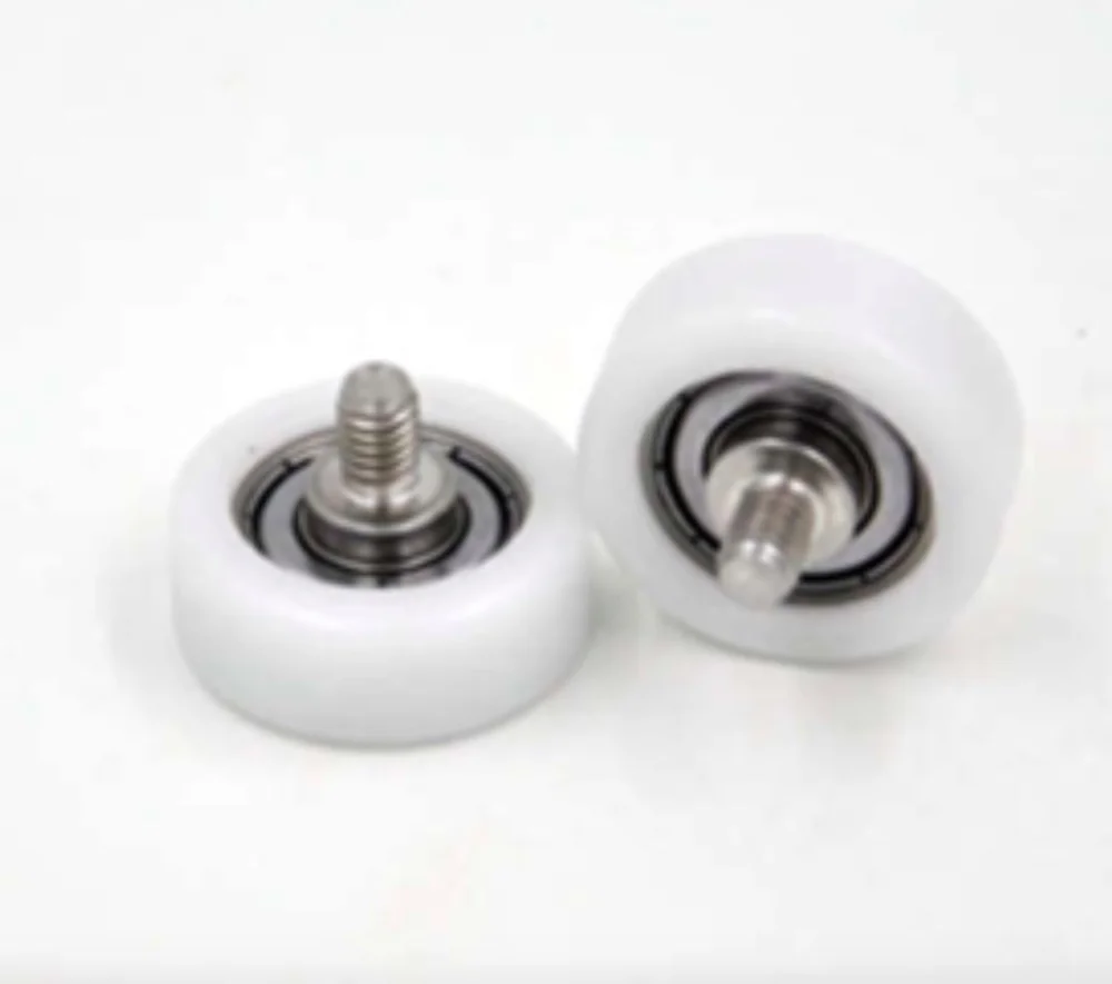 6pcs OD:20mm M6*8 Plastic Coated Bearing With Stainless Steel Shaft Screw Pulley POM Plastic Nylon Roller
6pcs OD:20mm M6*8 Plastic Coated Bearing With Stainless Steel Shaft Screw Pulley POM Plastic Nylon Roller