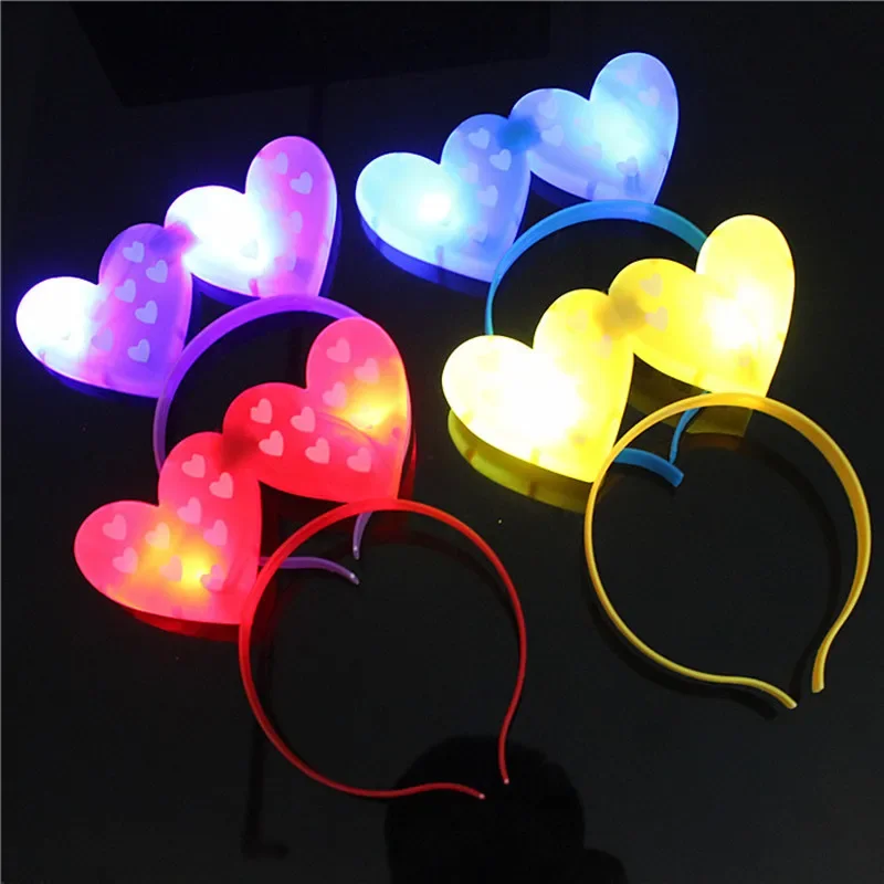 10pcs LED Cute Double Love Pattern Hair Headband Gift Cosplay Birthday Costume Wedding Glow Party Christmas navidad
10pcs LED Cute Double Love Pattern Hair Headband Gift Cosplay Birthday Costume Wedding Glow Party Christmas navidad