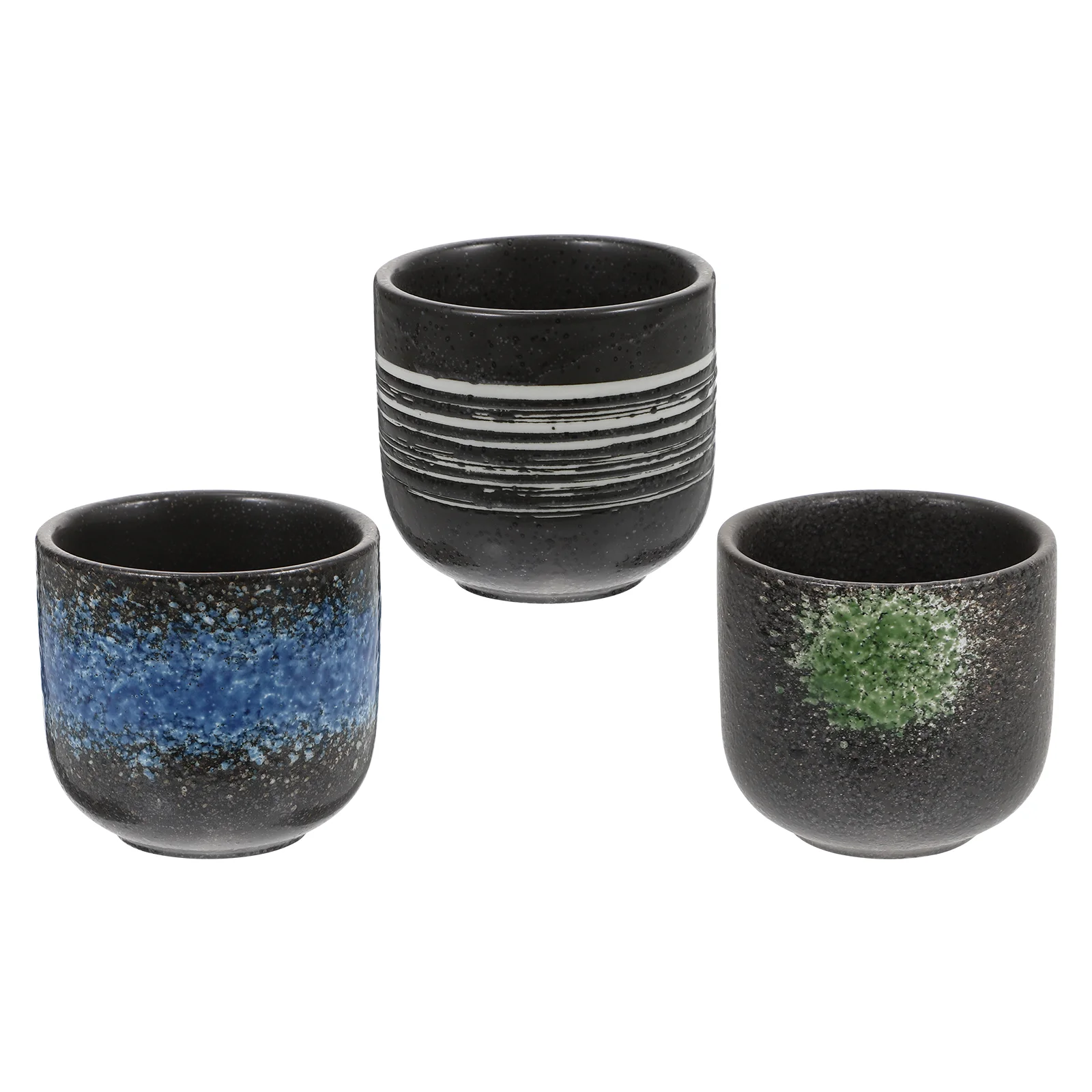 3Pcs Decorative Drinking Cup Japanese Style Teacup Portable Ceramic Teaware
3Pcs Decorative Drinking Cup Japanese Style Teacup Portable Ceramic Teaware