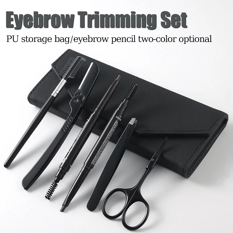 7Pcs/Set Professional Make Up Tool Kit Women Tweezers Drawing Stencils Eyebrow Trimmer Eyebrow Brush Eyebrow Grooming Set
7Pcs/Set Professional Make Up Tool Kit Women Tweezers Drawing Stencils Eyebrow Trimmer Eyebrow Brush Eyebrow Grooming Set