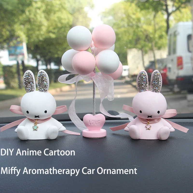 Kawaii Car Accessories DIY Anime Characters Miffy Doll Car Aromatherapy Ornament Cute Cartoon Car Rabbit Perfume Decorate Gift
Kawaii Car Accessories DIY Anime Characters Miffy Doll Car Aromatherapy Ornament Cute Cartoon Car Rabbit Perfume Decorate Gift