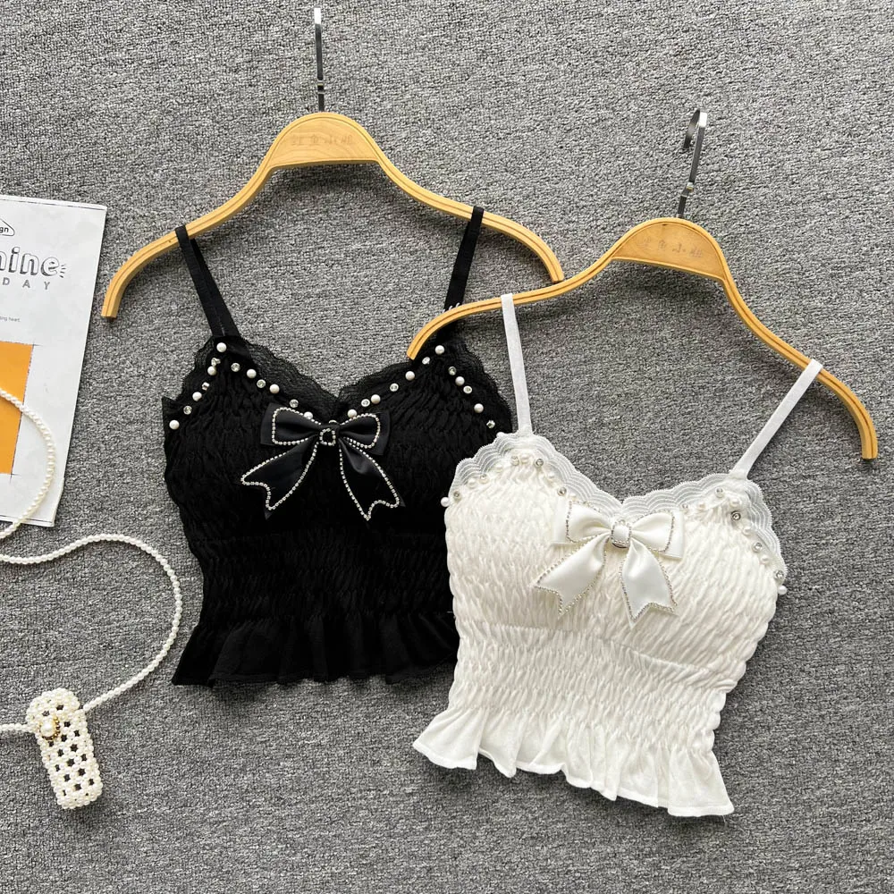 Debardeur Femme Bra Spagetti Strap Tank Top Sexy Ropa Mujer Gorset Lace Tops for Women Camisoles Butterfly Tanks Dropshipping
Debardeur Femme Bra Spagetti Strap Tank Top Sexy Ropa Mujer Gorset Lace Tops for Women Camisoles Butterfly Tanks Dropshipping