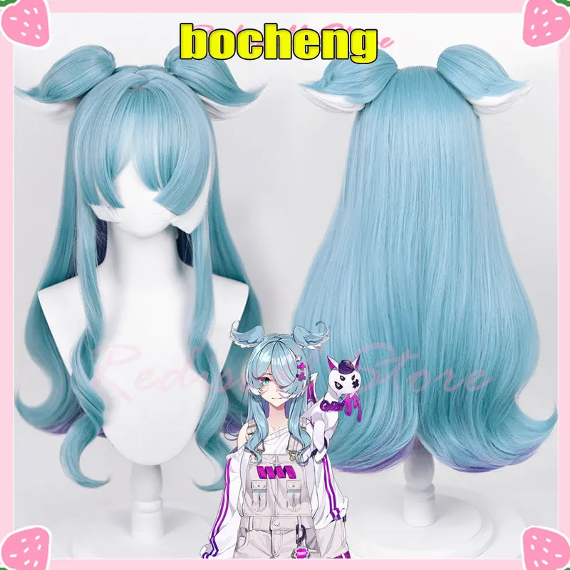 Парик для косплея Vtuber Elira Pendora, 65 см, длинные вьющиеся синие волосы 2022, головной убор с Виртуальным Idol Youtuber Gragon NIJISANJI LazuLight 
Парик для косплея Vtuber Elira Pendora, 65 см, длинные вьющиеся синие волосы 2022, головной убор с Виртуальным Idol Youtuber Gragon NIJISANJI LazuLight