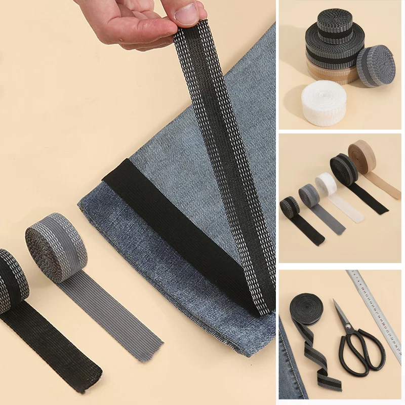 Pants Edge Shorten Self-Adhesive Tape For Trousers Legs Edge Shortening Tape Paste Hem Iron On Clothes Jeans Pants Length Adjust
Pants Edge Shorten Self-Adhesive Tape For Trousers Legs Edge Shortening Tape Paste Hem Iron On Clothes Jeans Pants Length Adjust