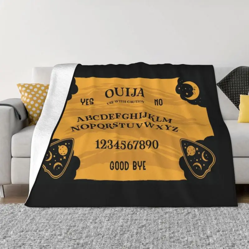Occult Witch Ouija Spirit Board Sofa Fleece Throw Blanket Flannel Halloween Witchcraft Blankets for Bed Home Couch Bedspreads
Occult Witch Ouija Spirit Board Sofa Fleece Throw Blanket Flannel Halloween Witchcraft Blankets for Bed Home Couch Bedspreads