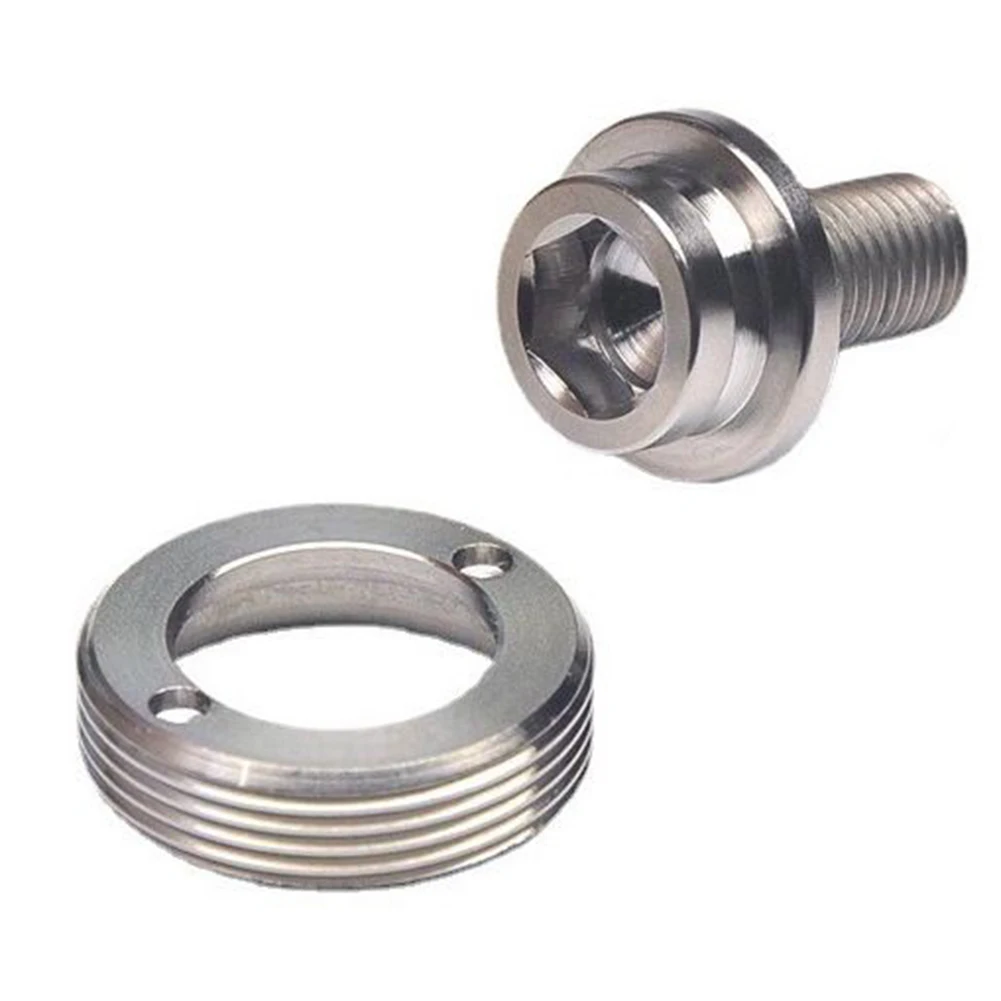 1x Dust Cover & Titanium Screw Bicycle Center Axle Universal Bike CNC Machining M8*15 Bicycle Bottom Brackets Hex Screw
1x Dust Cover & Titanium Screw Bicycle Center Axle Universal Bike CNC Machining M8*15 Bicycle Bottom Brackets Hex Screw