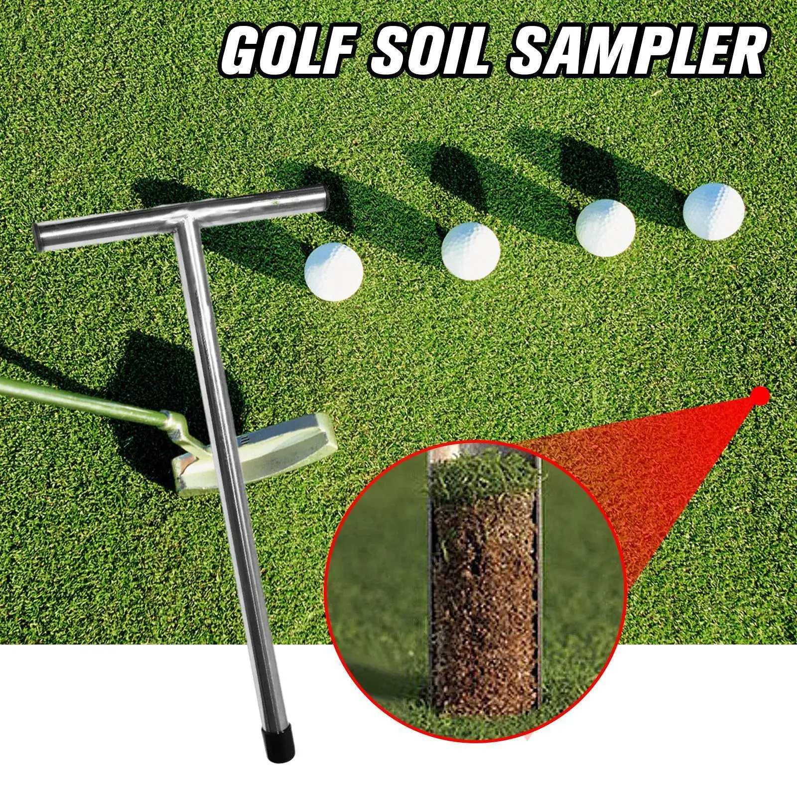 Soil Sampler Probe Steel Soil Test Kits Golf Field Sampling Lawn Course 19.8*10in Maintenance Tool O8l4
Soil Sampler Probe Steel Soil Test Kits Golf Field Sampling Lawn Course 19.8*10in Maintenance Tool O8l4