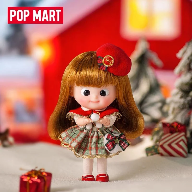 

POP MART Meitou Winter Tale Movable Doll BJD Set Dress Toy Kawaii Action Doll Toy Collection Figurine Surprise Model Mystery Box