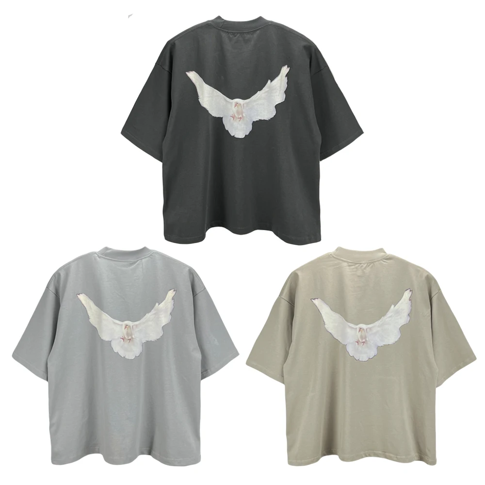 Jesus Season 6 New Kanye West Streetwear Tops Tee Vintage DOVE DONDA Loose Ovesize Pigeon Print T-shirt Anime Men T Shirt
Jesus Season 6 New Kanye West Streetwear Tops Tee Vintage DOVE DONDA Loose Ovesize Pigeon Print T-shirt Anime Men T Shirt
