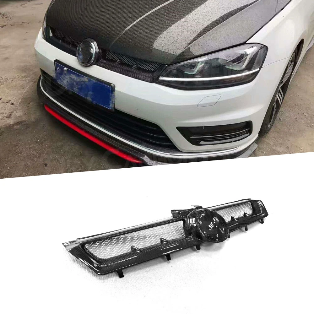 High Quality Carbon Fiber Car Front Bumper Grille Grill For Volkswagen VW Golf 7 MK7 Standard GTI R 2014 - 2017 Car Styling
High Quality Carbon Fiber Car Front Bumper Grille Grill For Volkswagen VW Golf 7 MK7 Standard GTI R 2014 - 2017 Car Styling