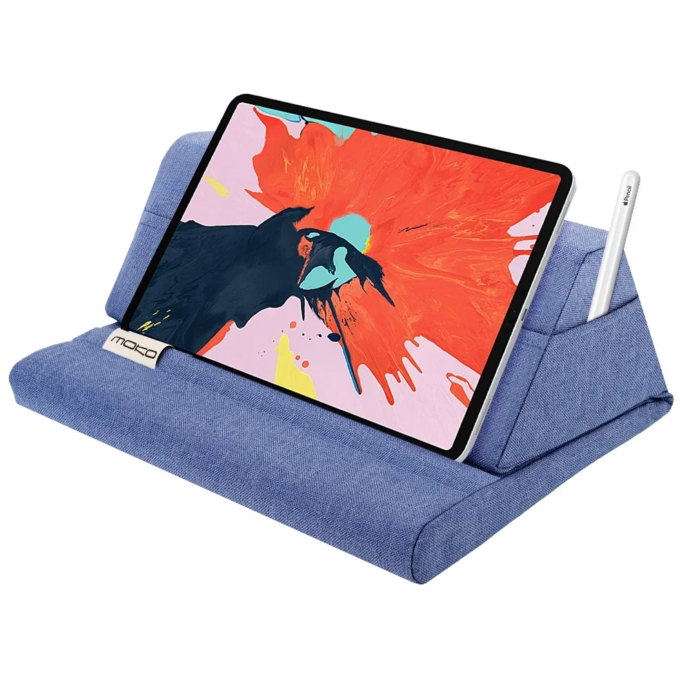Tablet Pillow Stand,Soft Bed Holder, Fits up to 11" Pad,For iPad 10.2" 2019,New Air 3 2, Pro 11 20/10.5/9.7
Tablet Pillow Stand,Soft Bed Holder, Fits up to 11" Pad,For iPad 10.2" 2019,New Air 3 2, Pro 11 20/10.5/9.7