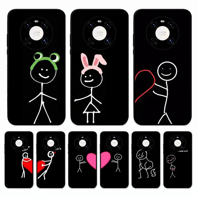 

Cartoon Matchman Phone Case for Huawei Mate 20 10 9 40 30 lite pro X Nova 2 3i 7se