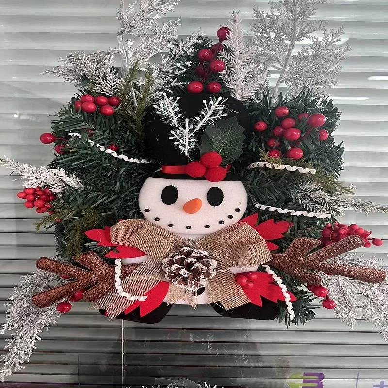Рождественское украшение для дома, внутреннее и наружное оформление, венок на рождественскую елку, украшение на окно и входную дверь, реквизит
Рождественское украшение для дома, внутреннее и наружное оформление, венок на рождественскую елку, украшение на окно и входную дверь, реквизит