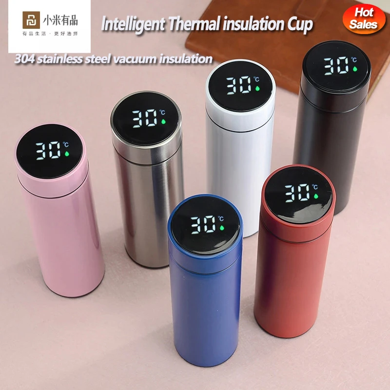 Xiaomi Youpin Vacuum Thermos 500ML Touch Smart LED Digital Display Insulation Wate Bottle 304 Stainless Steel Creative Gift Cup
Xiaomi Youpin Vacuum Thermos 500ML Touch Smart LED Digital Display Insulation Wate Bottle 304 Stainless Steel Creative Gift Cup