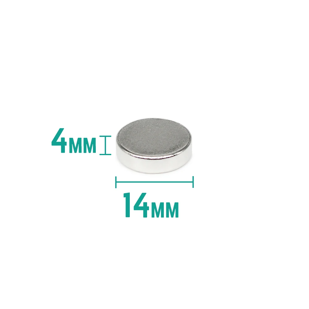 5/10/20/50/100PCS 14*4 mm Disc Round Neodymium Magnets N35 14x4 mm Strong Powerful Magnets Permanent NdFeB Magnet Disc 14mm*4mm 
5/10/20/50/100PCS 14*4 mm Disc Round Neodymium Magnets N35 14x4 mm Strong Powerful Magnets Permanent NdFeB Magnet Disc 14mm*4mm