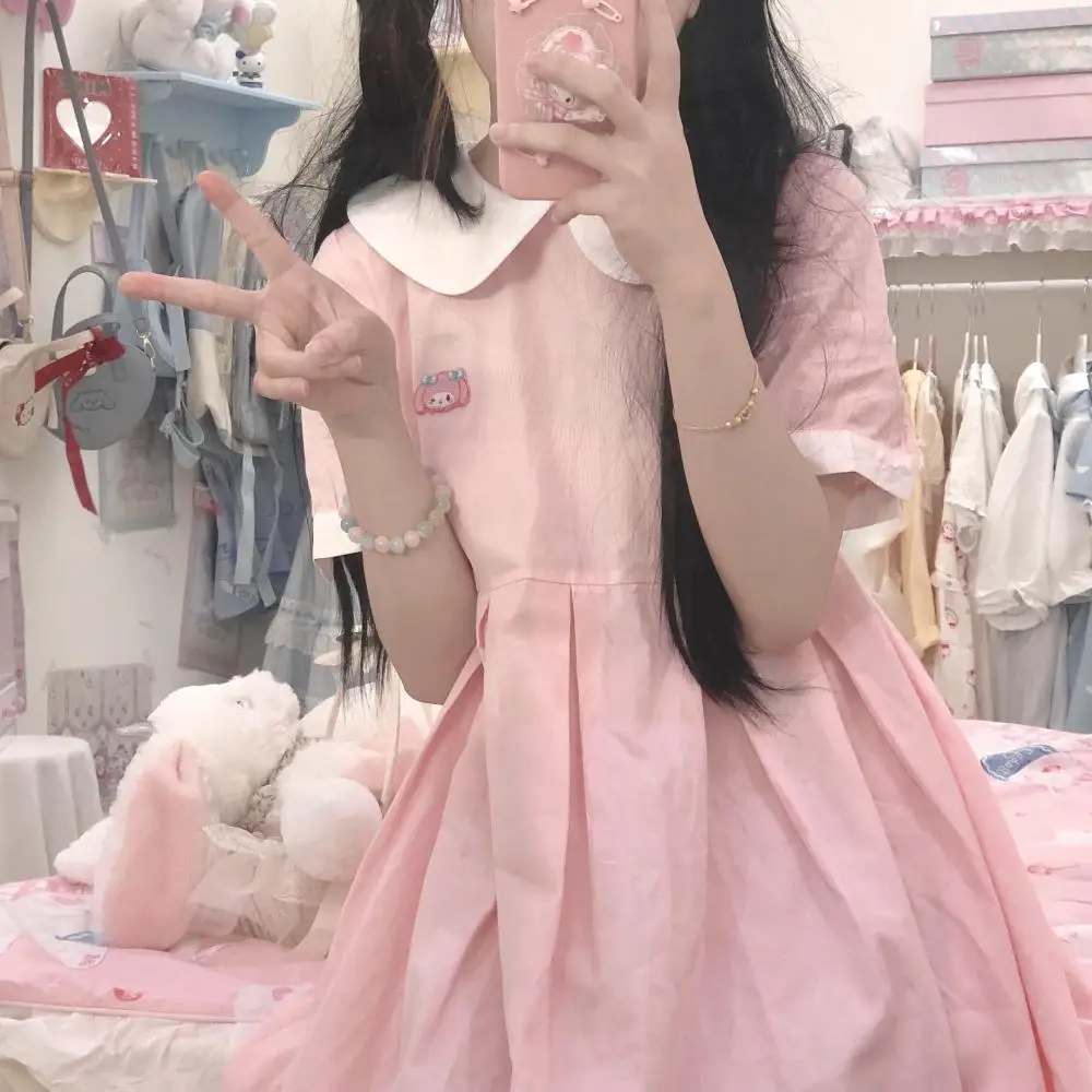 2022 Kawaii My Melody Sanrioed Spring and Summer Jk Uniform Skirt Japanese Dress Beautiful Girl Pink Skirt Gift for Girlfriend
2022 Kawaii My Melody Sanrioed Spring and Summer Jk Uniform Skirt Japanese Dress Beautiful Girl Pink Skirt Gift for Girlfriend